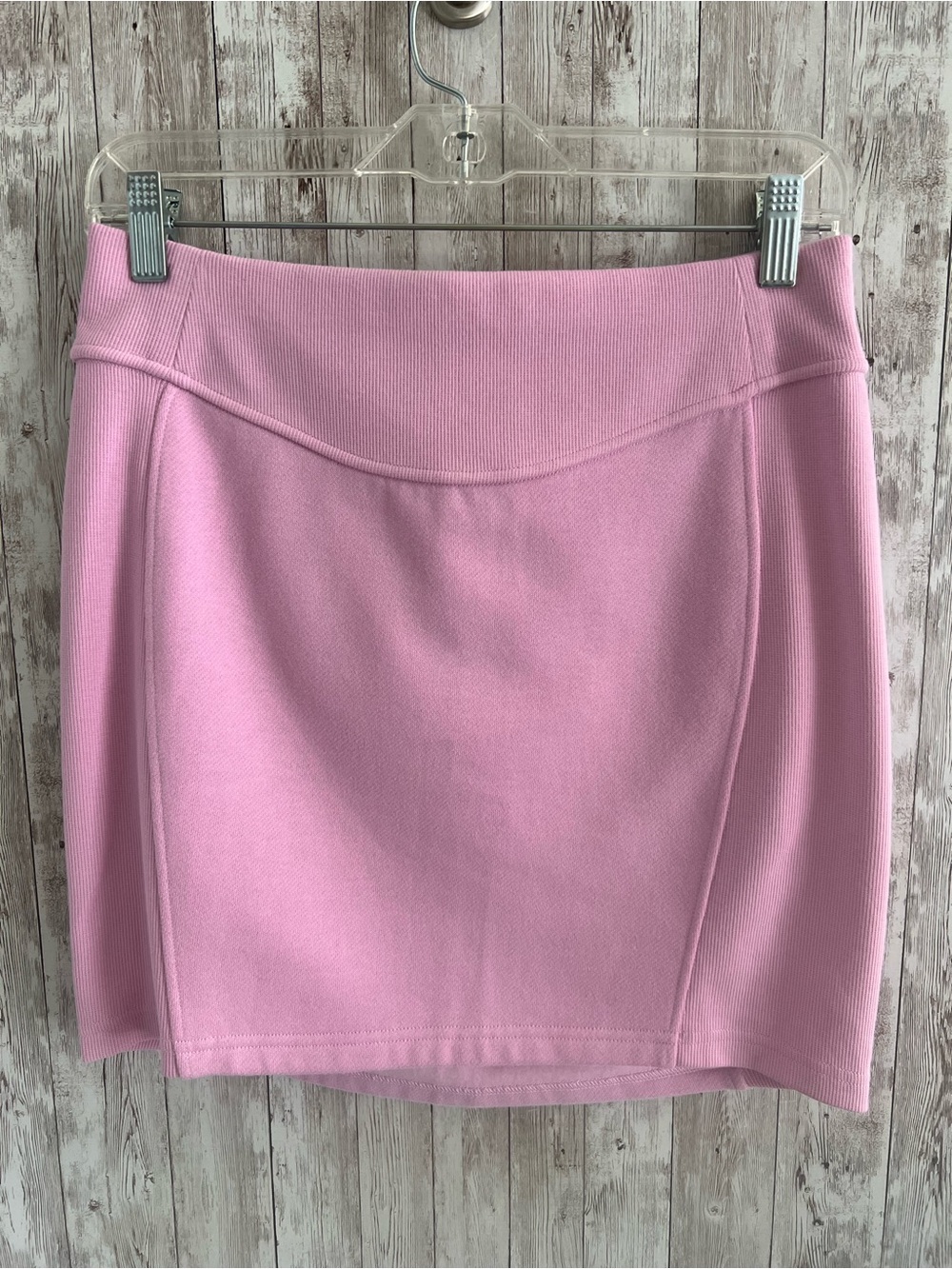 lululemon athletica Scuba Pink Knit Mini Skirt High Rise Medium